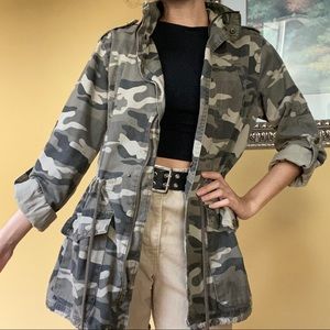 Camo Green Utility Jacket